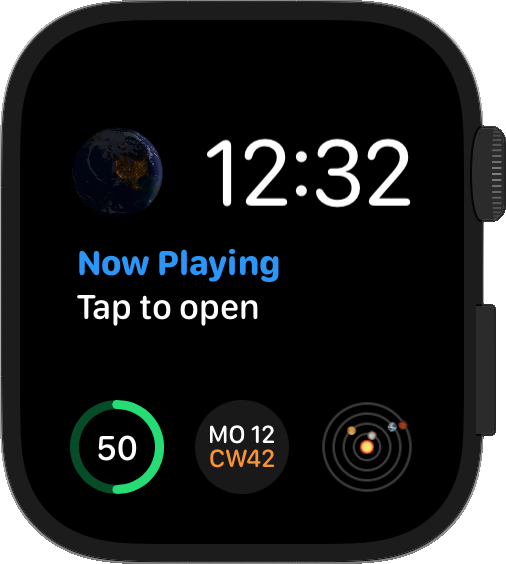 Watch face complication